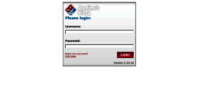 What Extranet.dominos.co.uk website looked like in 2018 (6 years ago)
