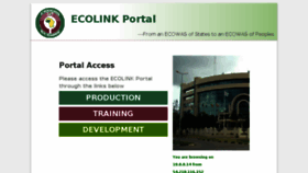 What Ecolink.ecowas.int website looked like in 2018 (6 years ago)