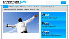 What Employmentking.co.uk website looked like in 2018 (6 years ago)