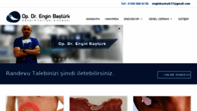 What Enginbasturk.com website looked like in 2018 (6 years ago)