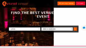 What Eventvenue.in website looked like in 2018 (6 years ago)