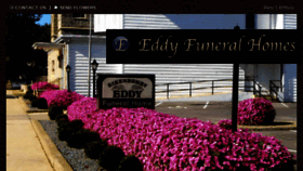 What Eddyfuneralhomes.com website looked like in 2018 (6 years ago)