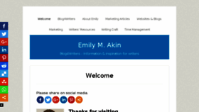 What Emilyakin.com website looked like in 2018 (6 years ago)