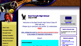 What Eastforsyth69.com website looked like in 2018 (6 years ago)