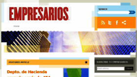 What Empresarios360.com website looked like in 2018 (6 years ago)