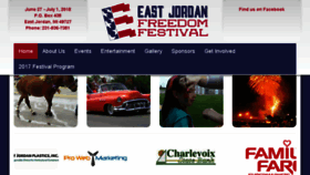 What Eastjordanfreedomfestival.org website looked like in 2018 (6 years ago)