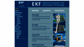 What Ekf.de website looked like in 2018 (6 years ago)