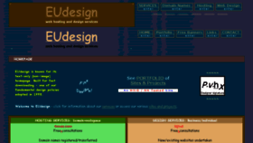 What Eudesign.com website looked like in 2018 (6 years ago)