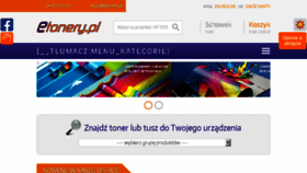 What Etonery.pl website looked like in 2018 (6 years ago)