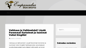 What Empanadasbarcelona.es website looked like in 2018 (6 years ago)