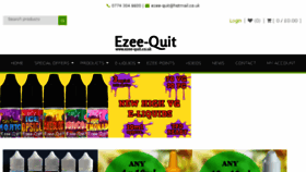 What Ezee-quit.co.uk website looked like in 2018 (6 years ago)