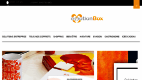 What Emotionbox.ma website looked like in 2018 (7 years ago)