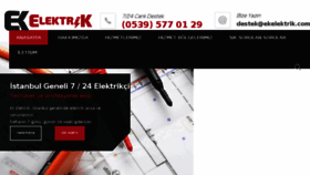What Ekelektrik.com website looked like in 2018 (6 years ago)