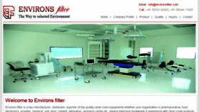 What Environsfilter.com website looked like in 2018 (6 years ago)