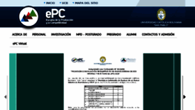What Epc-ucb.edu.bo website looked like in 2018 (6 years ago)