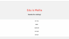 What Eduismallia.org website looked like in 2018 (6 years ago)