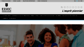 What Executive-education.essec.edu website looked like in 2018 (6 years ago)