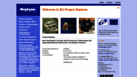 What Eu-neptune.org website looked like in 2018 (7 years ago)