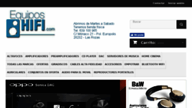 What Equiposhifi.es website looked like in 2018 (6 years ago)
