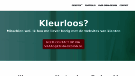 What Emma-design.nl website looked like in 2018 (6 years ago)