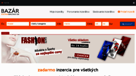 What Extrabazar.sk website looked like in 2018 (6 years ago)