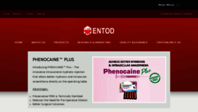 What Entodpharma.com website looked like in 2018 (6 years ago)