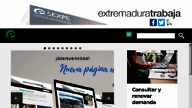 What Extremaduratrabaja.net website looked like in 2018 (6 years ago)