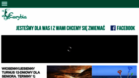 What Eurybia.pl website looked like in 2018 (6 years ago)