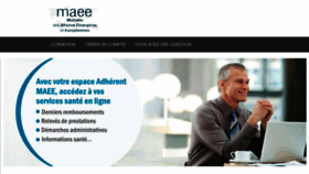 What Espace-adherent-maee.fr website looked like in 2018 (6 years ago)