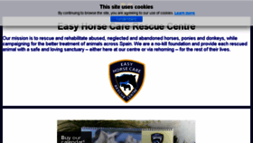 What Easyhorsecare.net website looked like in 2018 (6 years ago)