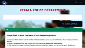 What Evip.keralapolice.gov.in website looked like in 2018 (6 years ago)