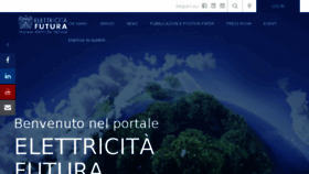 What Elettricitafutura.it website looked like in 2018 (6 years ago)