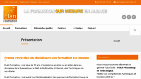 What Elan-formation.eu website looked like in 2018 (6 years ago)