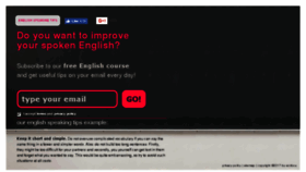 What English-speaking-tips.com website looked like in 2018 (6 years ago)