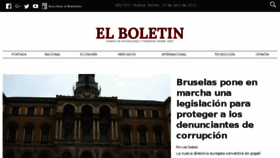 What Elboletin.com website looked like in 2018 (6 years ago)