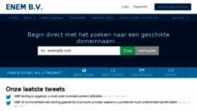 What Enem.nl website looked like in 2018 (6 years ago)