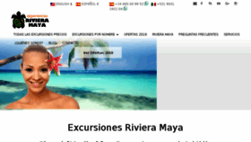 What Excursionesenrivieramaya.es website looked like in 2018 (6 years ago)
