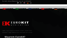 What Eurokit.nl website looked like in 2018 (6 years ago)