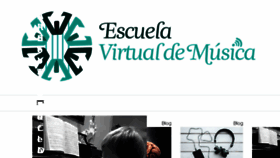 What Escuelavirtualdemusica.com website looked like in 2018 (6 years ago)