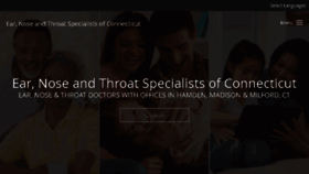 What Entspecialistsofct.com website looked like in 2018 (6 years ago)