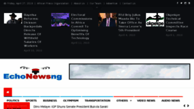 What Echonewsng.com website looked like in 2018 (5 years ago)