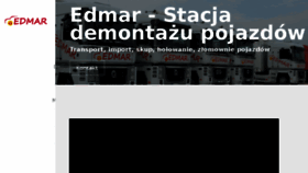 What Edmar-kasacja.pl website looked like in 2018 (6 years ago)