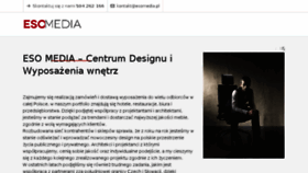 What Esomedia.pl website looked like in 2018 (6 years ago)