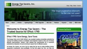 What Energytaxsavers.com website looked like in 2018 (5 years ago)
