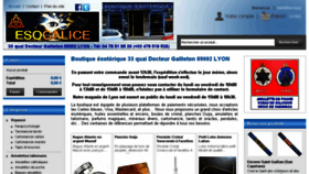 What Esocalice.fr website looked like in 2018 (5 years ago)