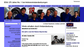 What Egu-motoren.de website looked like in 2018 (6 years ago)