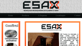 What Esax.com.br website looked like in 2018 (6 years ago)