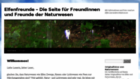 What Elfenfreunde.de website looked like in 2018 (6 years ago)