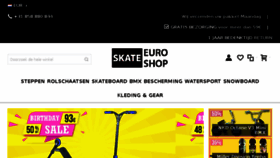 What Euroskateshop.nl website looked like in 2018 (6 years ago)