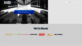 What Elitebrands.com website looked like in 2018 (6 years ago)